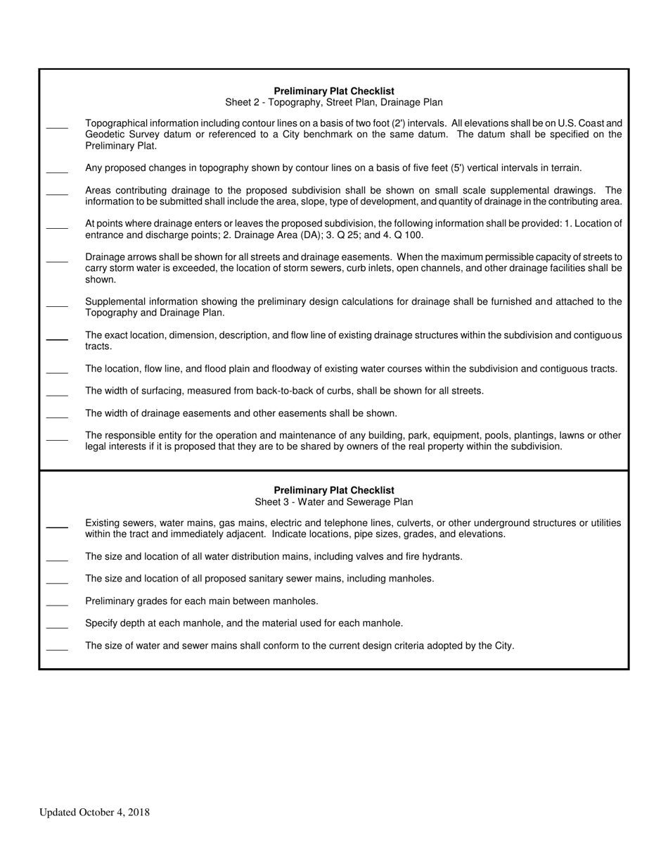 Application for Plat - Haltom City, Texas, Page 3
