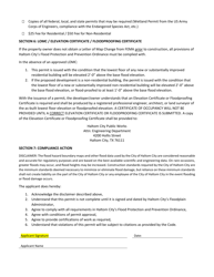 Floodplain Development Permit Application - Haltom City, Texas, Page 4