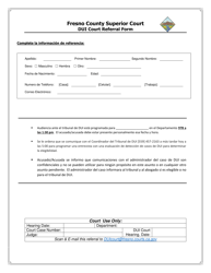 Dui Court Referral Form - County of Fresno, California, Page 2