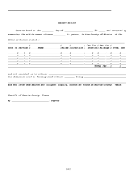 Subpoena (Criminal) - Harris County, Texas, Page 2