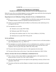 Default Judgment Checklist - Collin County, Texas, Page 2