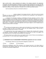 Plea Agreement - Dallas County, Texas, Page 3