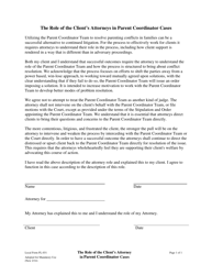 Document preview: Form FL-031 The Role of the Client's Attorneys in Parent Coordinator Cases - County of Sonoma, California
