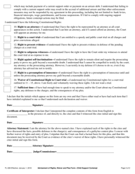 Form FL028 Waiver of Constitutional Rights for Entry of Guilty or No Contest Plea - County of Sonoma, California, Page 2