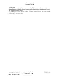 Form PR-12 Confidential Contact Information - County of Sonoma, California, Page 5