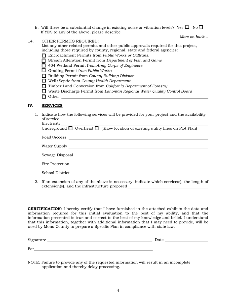 Certificate of Compliance - Mono County, California, Page 7