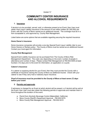 Community Center Use Agreement for All Centers Except Crowley Lake - Mono County, California, Page 10