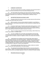 Community Center Use Agreement for All Centers Except Crowley Lake - Mono County, California, Page 4