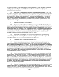 Community Center Use Agreement for Crowley Lake - Mono County, California, Page 3