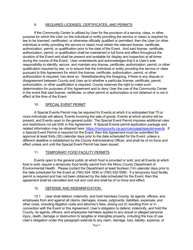 Community Center Use Agreement for Crowley Lake - Mono County, California, Page 6