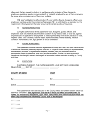 Community Center Use Agreement for Crowley Lake - Mono County, California, Page 7