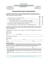 Building Permit Application for New Construction - Mono County, California, Page 22