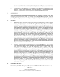 Agreement for the Provision of Project Evaluation, Environmental Review, and Processing Services - Mono County, California, Page 9