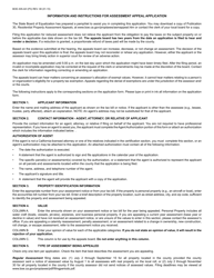 Form BOE-305-AH Assessment Appeal Application - Mono County, California, Page 3