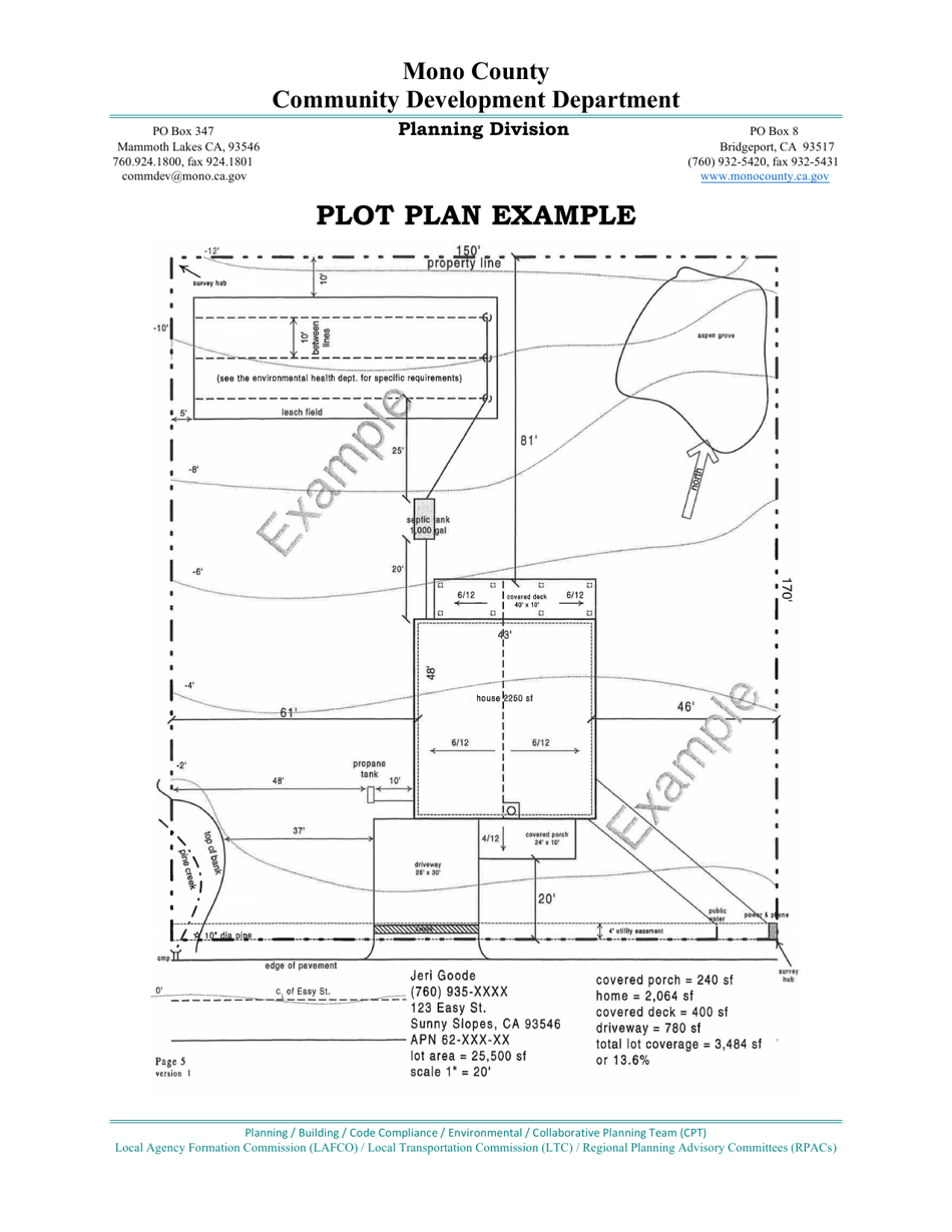Director Review Application - Mono County, California, Page 3