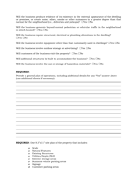 Expanded Home Occupation Application - Mono County, California, Page 2