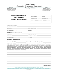 Groundwater Transfer Permit Application - Mono County, California, Page 3