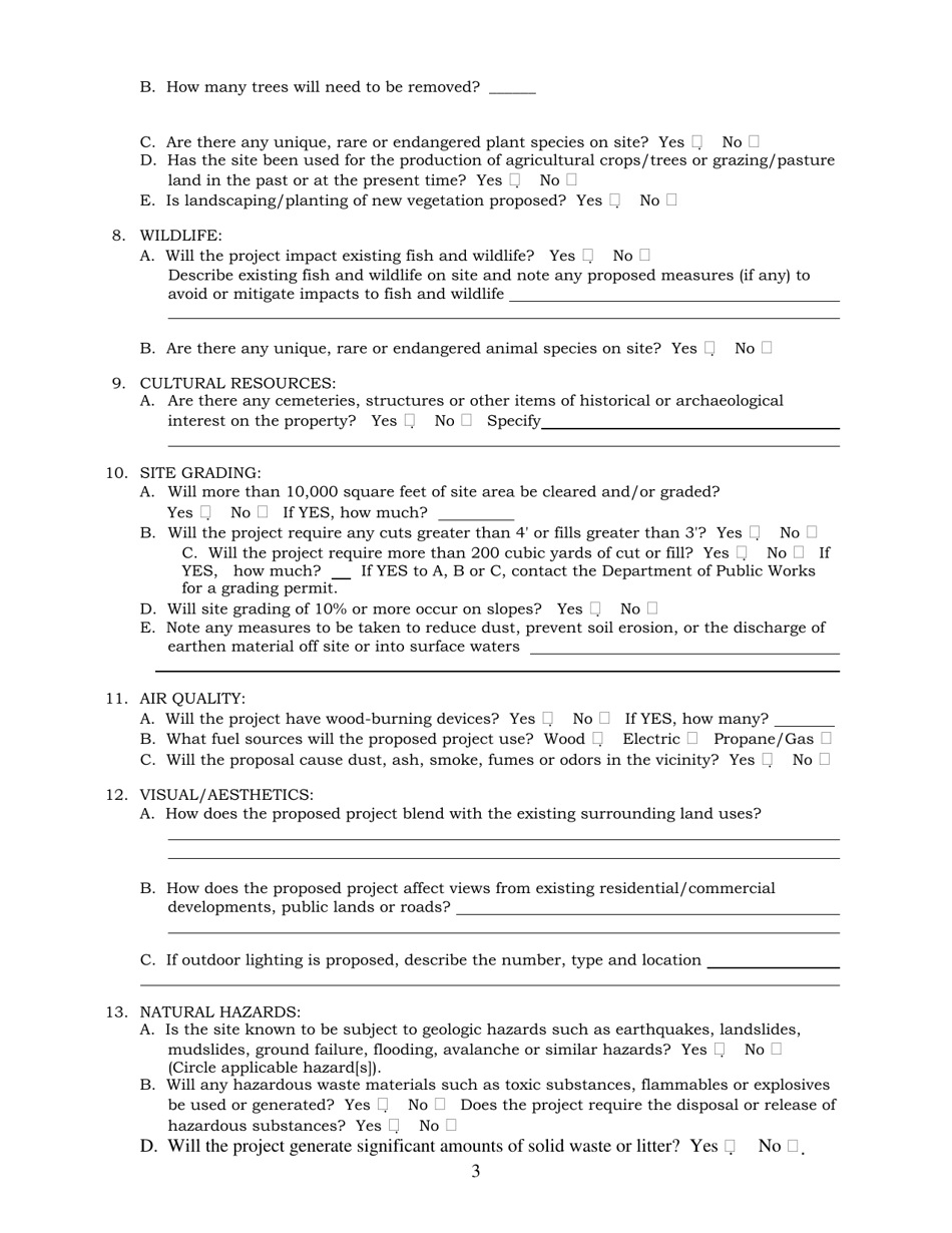 Groundwater Transfer Permit Application - Mono County, California, Page 7