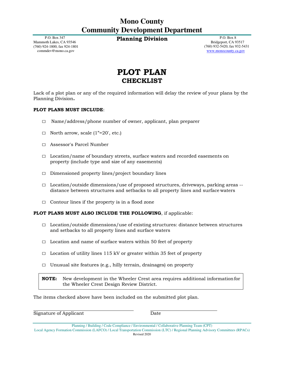 Lot Merger Application - Mono County, California, Page 5
