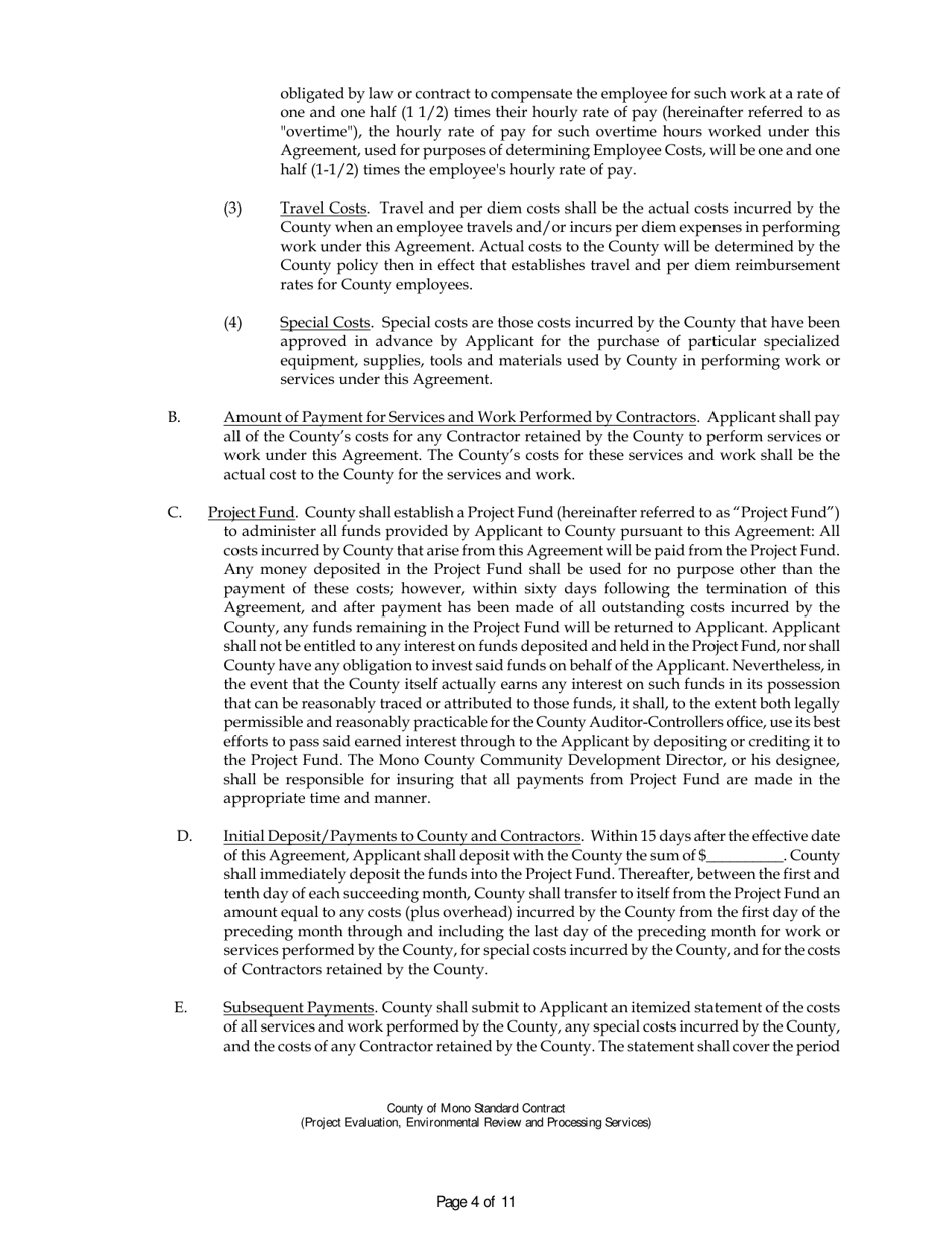 Mining Operations Permit Application - Mono County, California, Page 13