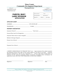 Parcel Map/Land Division Application - Mono County, California, Page 4