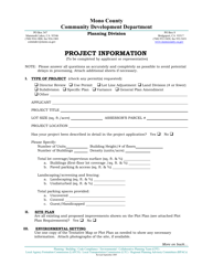 Use Permit Application - Mono County, California, Page 6