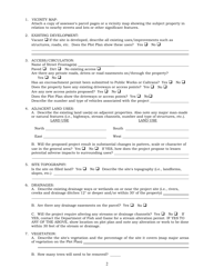 Use Permit Application - Mono County, California, Page 7