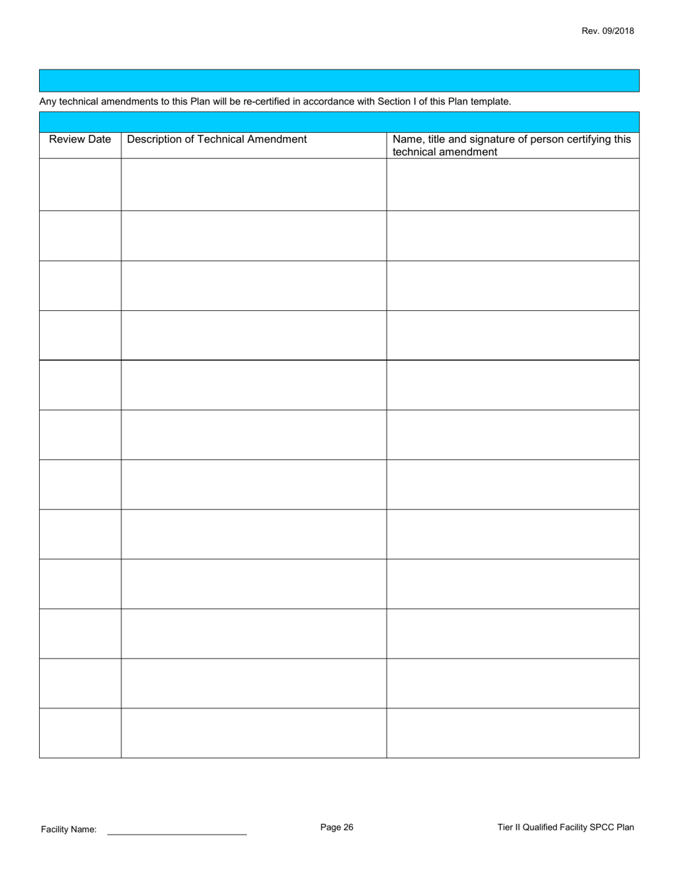 Tier II Qualified Facility Spcc Plan Template - California, Page 28