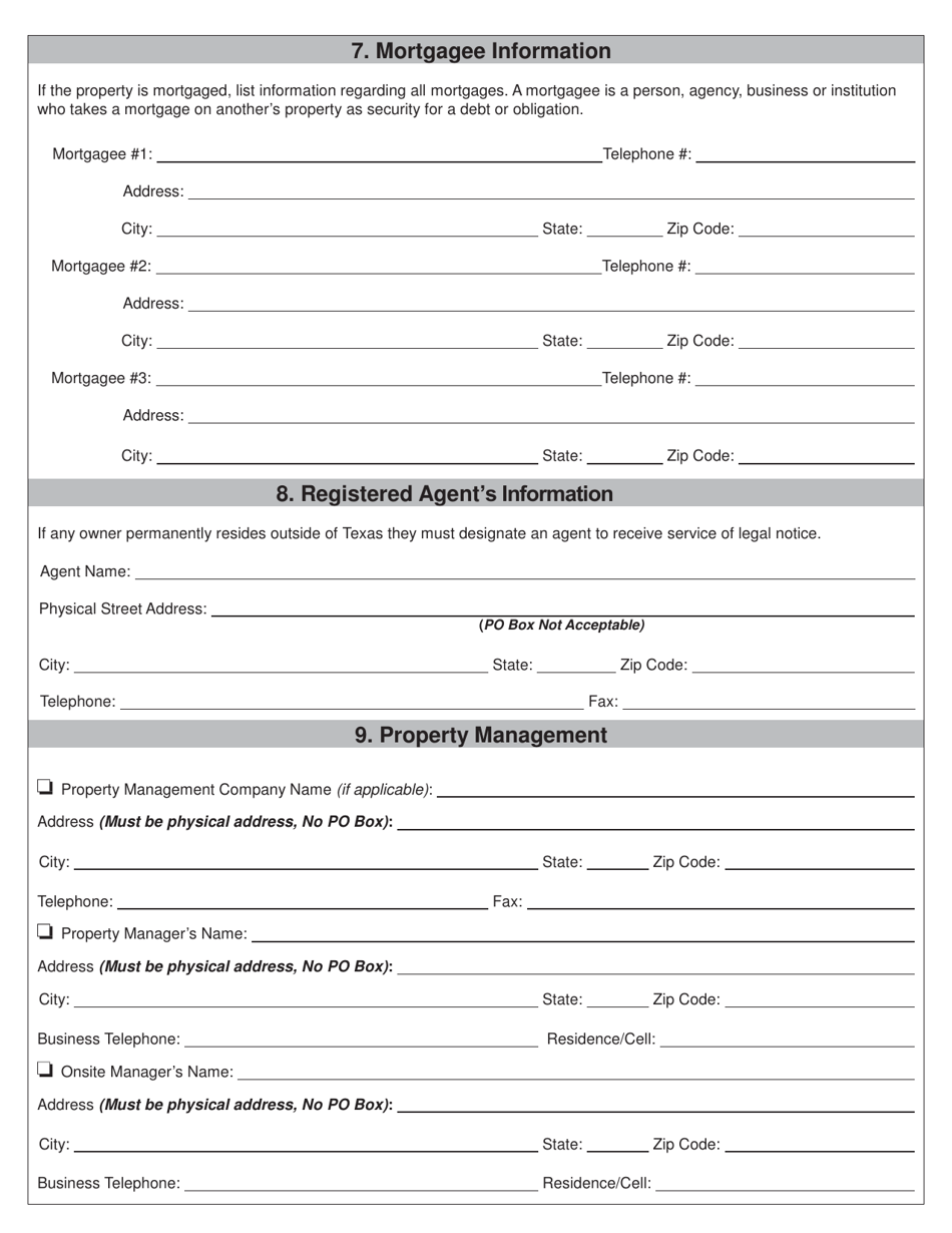 Multi-Family Rental Registration - City of Fort Worth, Texas, Page 4