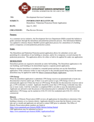 Document preview: Demolition/Pedestrian Protection Permit Application - City of San Antonio, Texas