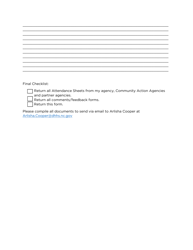 Liheap Attestation and Documentation of Public Participation Form - North Carolina, Page 2