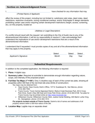 Form DP-01 Development Plan (Site Plan) Application - City of Austin, Texas, Page 5