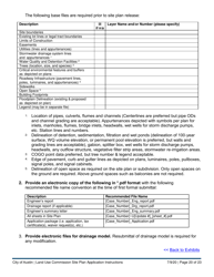 Instructions for Land Use Commission Site Plan Application - Non-consolidated Land Use Element (A Plan) - City of Austin, Texas, Page 20