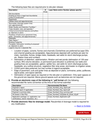 Instructions for Major Drainage and Regional Detention Projects Application - City of Austin, Texas, Page 29