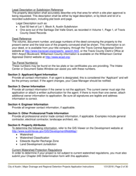 Instructions for Major Drainage and Regional Detention Projects Application - City of Austin, Texas, Page 2