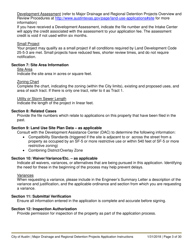 Instructions for Major Drainage and Regional Detention Projects Application - City of Austin, Texas, Page 3