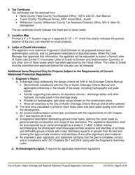 Instructions for Major Drainage and Regional Detention Projects Application - City of Austin, Texas, Page 5