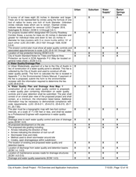 Instructions for Small Project - Fill Application - City of Austin, Texas, Page 12