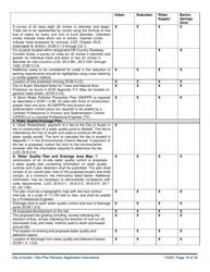 Instructions for Site Plan Revision Application - Consolidated/Non-consolidated - City of Austin, Texas, Page 19