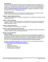 Instructions for Site Plan Revision Application - Consolidated/Non-consolidated - City of Austin, Texas, Page 2