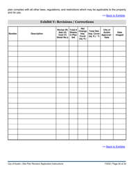 Instructions for Site Plan Revision Application - Consolidated/Non-consolidated - City of Austin, Texas, Page 30