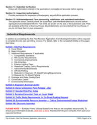 Instructions for Site Plan Revision Application - Consolidated/Non-consolidated - City of Austin, Texas, Page 6