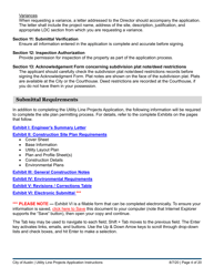 Instructions for Utility Line Projects Application - City of Austin, Texas, Page 4