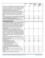 Instructions for Streets and Drainage Site Plan Application - City of Austin, Texas, Page 18