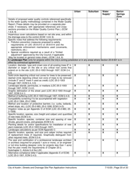 Instructions for Streets and Drainage Site Plan Application - City of Austin, Texas, Page 20