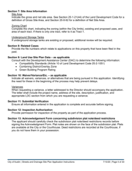 Instructions for Streets and Drainage Site Plan Application - City of Austin, Texas, Page 4