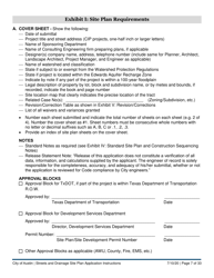 Instructions for Streets and Drainage Site Plan Application - City of Austin, Texas, Page 7