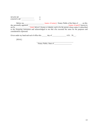 Subdivision Construction Agreement (Applicant and City) - City of Austin, Texas, Page 13
