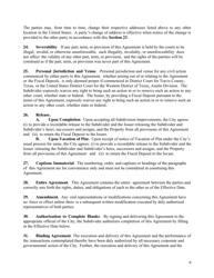 Subdivision Construction Agreement (Applicant and City) - City of Austin, Texas, Page 9