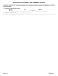 Application for Neighborhood Conservation Combining District - City of Austin, Texas, Page 6
